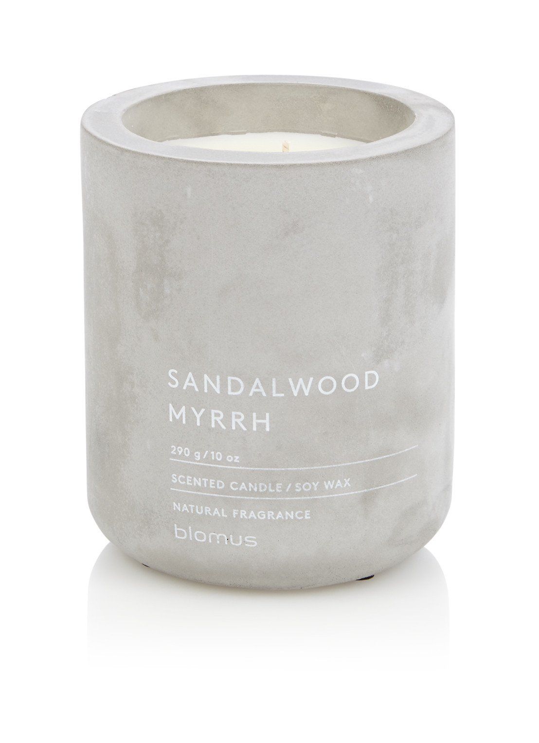 Blomus Sandalwood Myrrh Geurkaars - 290 ml - Grijs