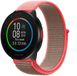 Polar Nylon bandje geschikt voor Polar Ignite / Ignite 2 / Ignite 3 / Unite / Polar Pacer - Néon Rose