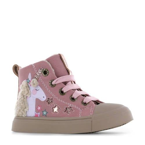 Shoesme sneakers roze Meisjes Suède Meerkleurig - maat 33