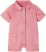 Vertbaudet Twill romper voor baby's snoepjesroze