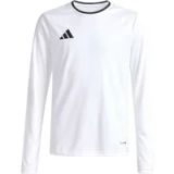 adidas Entrada26 Long Sleeve Jersey Kids Shirt, white/black, 11-12 Years