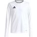 adidas Entrada26 Long Sleeve Jersey Kids Shirt, white/black, 11-12 Years