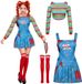 Spooktacular Creations JOYIN Vrouwen Moordenaar Pop Jurk Kostuum - Maat M