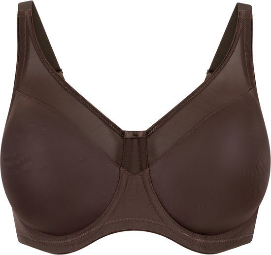 Hunkemöller Nina - Bruin - D85 - Niet-voorgevormde minimizer beugel bh