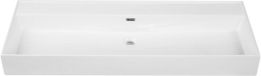 Saniclass Legend Meubelwastafel - 120.5x47x12cm - 1 wasbak - Keramiek - Wit glans