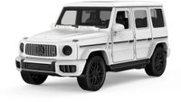 Jamara 402267 Mercedes-AMG G 63 Diecast 1:43 wit, gelicentieerde RC modelauto van metaal, verzamelvoertuig, miniatuurauto met afstandsbediening