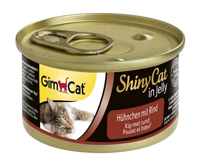GimCat Shiny Cat in Jelly Kip & Rund - 24 x 70g