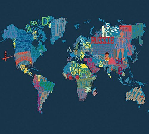 Muurschildering Panorama BLUE WORLD 4x2,70m - Scenolia kwaliteit