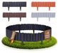 BooGardi Bordure de gazon plastique aspect bois anthracite set de 5