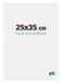 yd. Cadre photo 25x35 cm - Plastique - Blanc brillant