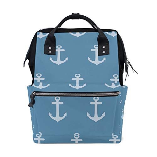 MONTOJ Anchors Blue Achtergrond canvas Reistas Campus Rugzak - 5701637646498
