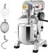 VEVOR Robot pâtissier, Pétrin professionnel avec cuve en acier inoxydable de 15 qt, robot de cuisine électrique robuste de 850 W avec 3 vitesses