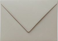 Netuno Gefactureerde grijze enveloppen A5 - 162 x 229 mm - C5 - 20 stuks - NK natgelijmde - 140 gram