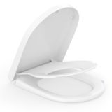 SREWOHS PRO Toiletbril D-vorm met kinderverkleiner en softclosemechanisme