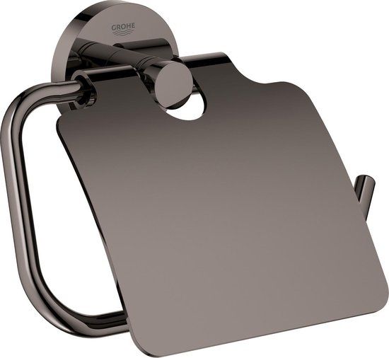 GROHE Essentials Toiletrolhouder - hard graphite (antraciet glanzend) - 40367A01