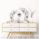 Ambiance Sticker Muurstickers - Artistieke Bloemen - 40x55cm