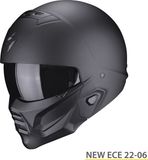 Scorpion Exo-Combat II Matt black - Jethelm - Maat M - Motorhelm - ECE 22-06 gekeurd