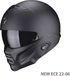 Scorpion Exo-Combat II Matt black - Jethelm - Maat M - Motorhelm - ECE 22-06 gekeurd