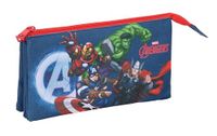Avengers Pennenetui voor kinderen, ideaal voor kinderen op schoolleeftijd, comfortabel en veelzijdig, kwaliteit en duurzaamheid, 22 x 3 x 12 cm