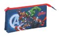 Avengers Pennenetui voor kinderen, ideaal voor kinderen op schoolleeftijd, comfortabel en veelzijdig, kwaliteit en duurzaamheid, 22 x 3 x 12 cm