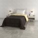 Italian Bed Linen Elegante winterdekbed, microvezel, bruin/crème, 220 x 260 cm