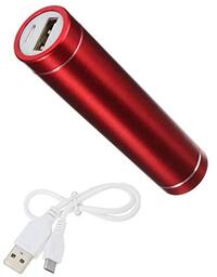 Shot Case Externe accu voor OnePlus 7, universeel, powerbank, 2600 mAh, met USB-kabel/Mirco USB, vervangende telefoon (rood)