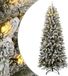 Prolenta Maison Exclusive Kunstkerstboom met sneeuw, 300 LED-lampjes, 210 cm