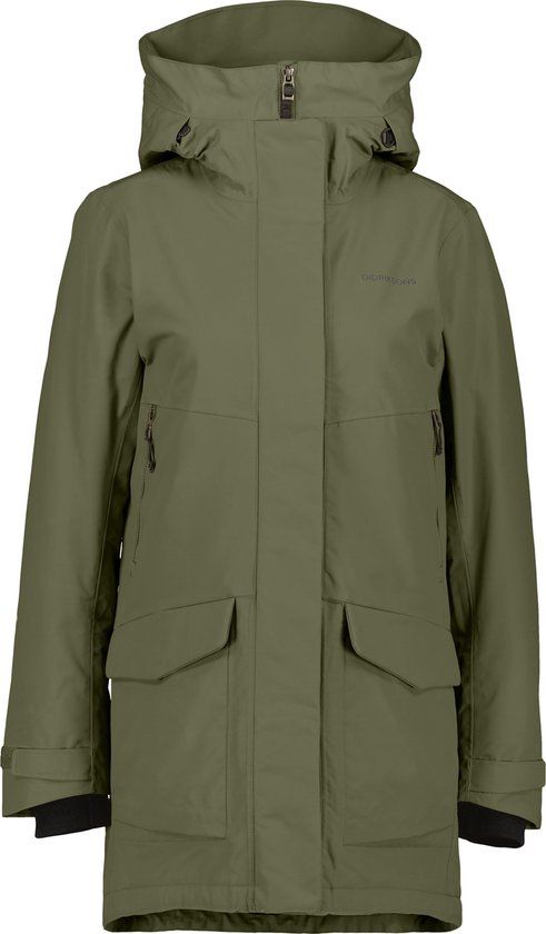 Didriksons FRIDA WNS PARKA 7 Dames Outdoorjas - Deep Green - Maat 46 - Winter 2024