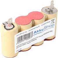 ACCUCELL AccuCell-batterij geschikt voor Kärcher-batterijbezems K50, K55-batterij NiMH 2000mAh