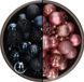 Bellatio Decorations Kerstballen mix - 74-delig - velvet roze en donkerblauw - 6 cm - kunststof