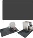 Sans marque Tapis d'évacuation pour vaisselle, 60 x 50 cm, absorbant l'eau, antidérapant, tapis de séchage pour cuisine et vaisselle