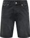 ONLY & SONS Denim shorts ONSEDGE Mid rise Straight fit Shorts Black Denim XL