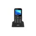 SPC Fortune 2 Mobiele telefoon met grote toetsen en cijfers voor senioren, SOS-knop, bel en intelligente meldingen, extra hoog volume, USB-C-laadstation, zonder oplader, zwart