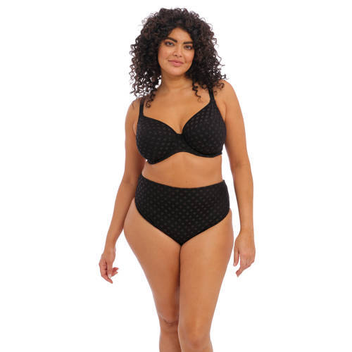 Elomi Elomi +size crochet bikinibroekje Bazaruto zwart