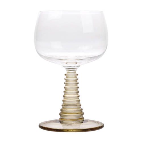 HK Living Swirl wijnglas Ø8.5 cm Groen - 8718921018951