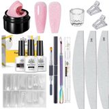 Born Pretty - Builder gel - Set - HEMA-vrij - Buildergel - Builder gel nagels - Builder gel set - Builder gel gel nagels - Gelnagels - Gel nagels - Gel voor nagels - Hard gel - Polygel EAN: 8720929461257 Nepnagels Born Pretty (1) Varianten