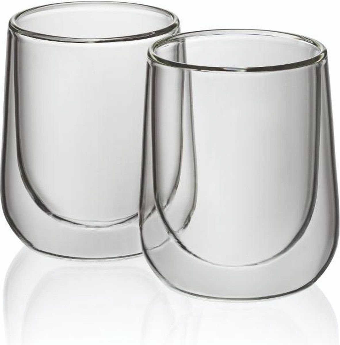 Kela Cappuccino Glas 180 ml Set van 2 - Fontana