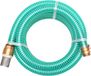 vidaXL Zuigslang met messing koppelingen 10 m 25 mm groen