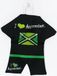 Wenskaartenvoordeel.nl Achterhoek Auto hanger - Minidress - Zuignap - Zwart-groen - Vlag - 21 x 16 cm