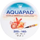 Clairefontaine Aquarelpapier - Rond tekenpapier - 15 cm - 300 g - 20 vel