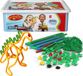 Spaghetteez - 200 Stuks Box - Flexibele Bouwstaafjes - Speelgoed 5,6,7,8 Jaar Jongens en Meisjes- Constructie Speelgoed- Montessori Speelgoed- Educatief Speelgoed