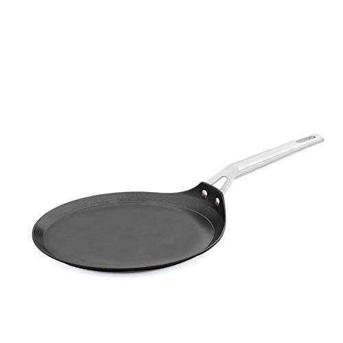 Valira 4656/25 Crêpe pan, Gegoten Aluminium, Zwart