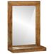 VidaXL Miroir mural Bois 50 x 70 cm