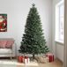 vidaXL Kunstmatige Hinged Kerstboom 210 cm PVC en Metaal Groen