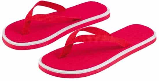 Bellatio Basic - Slippers - Dames - Maat 36-38 - Rood