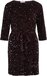 VILA - VIFAITH BOATNECK 3/4 DRESS/R - Dames - Mini jurken - Maat L - Fig