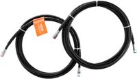 VEVOR Buitenboordmotor Slangenset, 609 cm Hydraulische Stuurslang, 2-delige Lekvrije TPEE Hydraulische Bootslangen, Compatibel met Hydraulisch Marine Buitenboordmotor Stuursysteem tot 300 PK