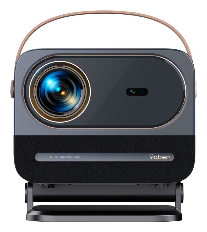 Yaber U12 - Full HD 1080P Projector - 1600 ANSI Lumens - Google TV - WiFi 6 - Black