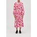 Stine Goya Robe mi-longue raglan à double boucle Brush Stroke Magnolias