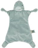 Trixie Baby Knuffeldoekje Mr. Shark - 0m+ - Met fopspeenlus - Gerecycleerde stof